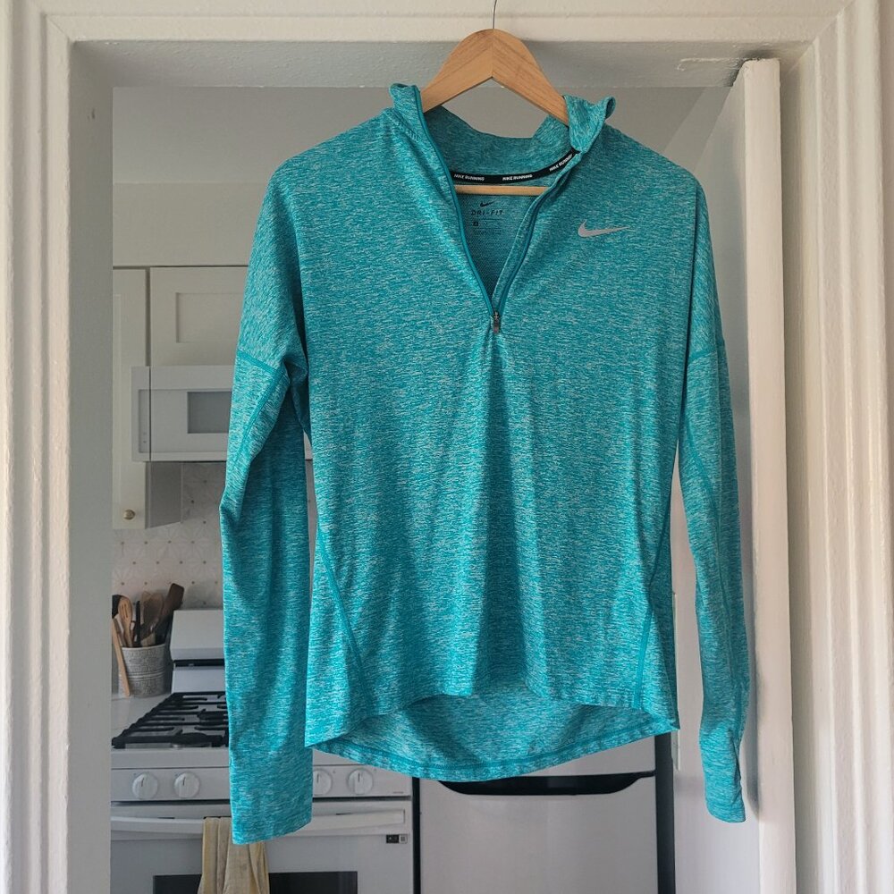 Nike Teal Dri-Fit Quarter Zip